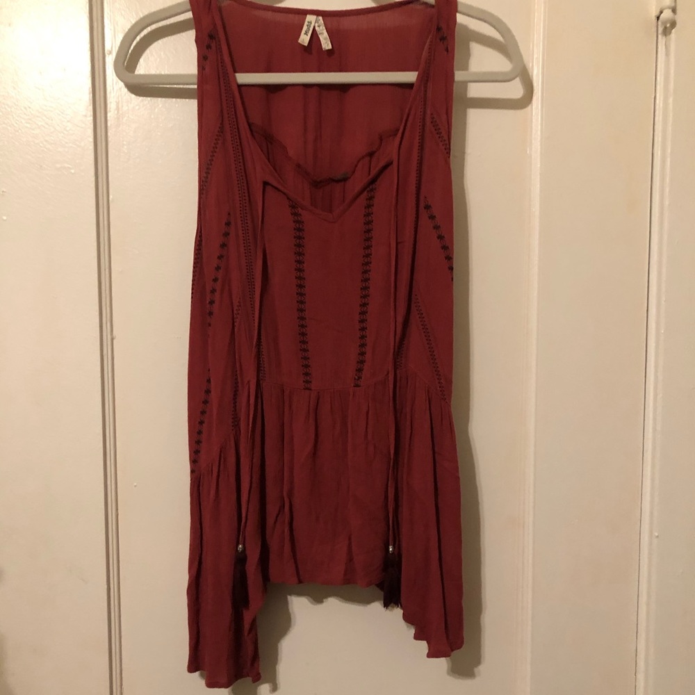 Maroon Tank Top